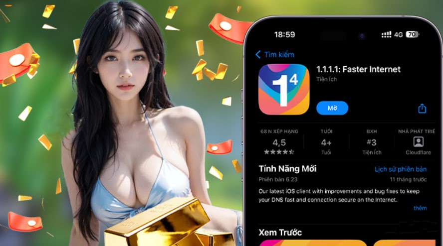 Hình ảnh quảng cáo của az888 hiển thị nền tảng và các lợi ích